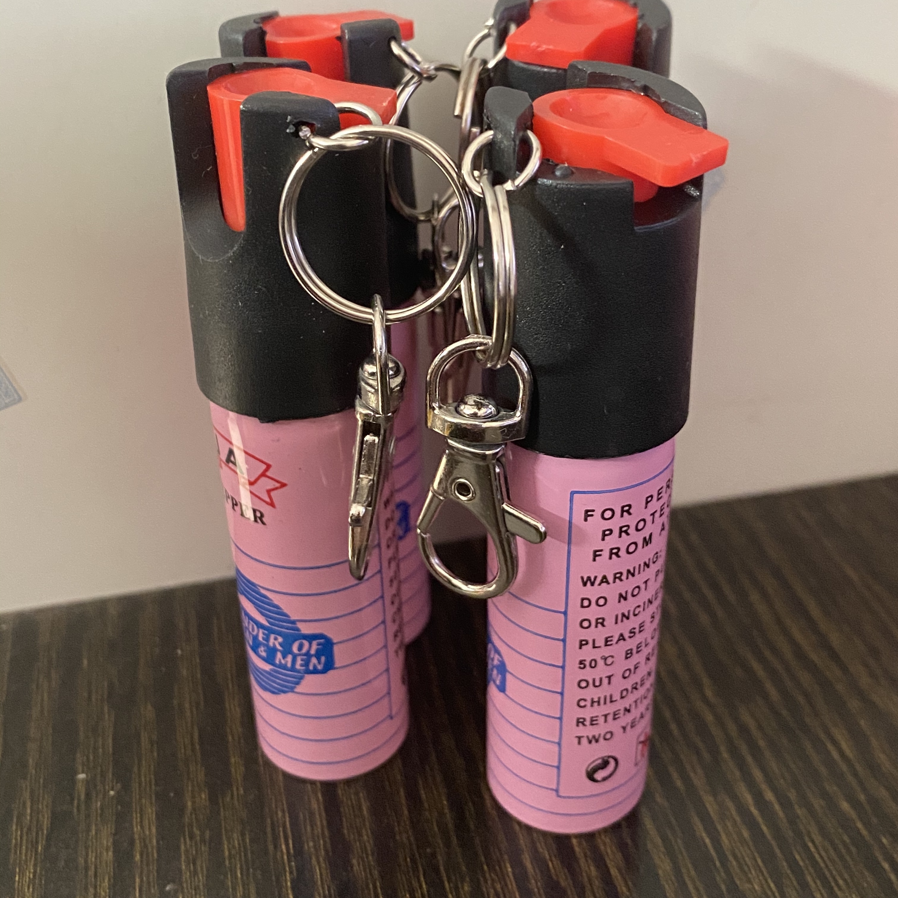 女性鑰匙扣防狼噴霧